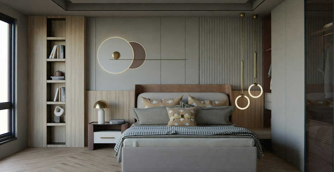 celebrity villa bedroom
