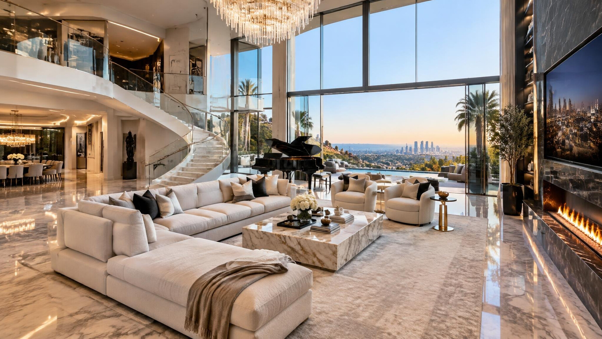 luxury celebrity home interior